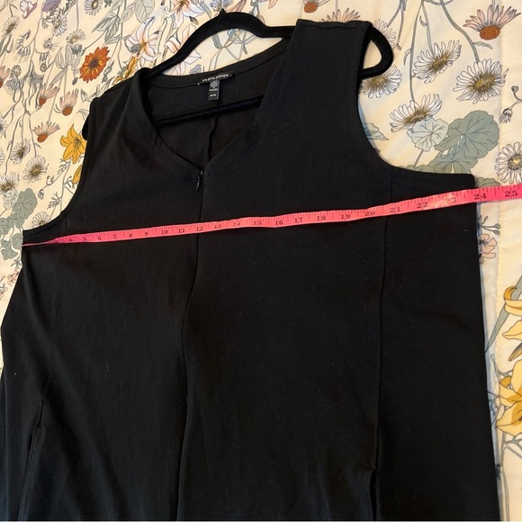 Eileen Fisher Zip Front Cotton Blend Ponte Lantern Jumpsuit - Picture 7 of 10